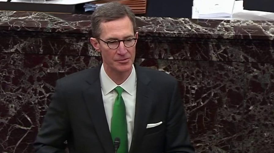 Patrick Philbin says articles of impeachment are defective, Senate trial heard from witnesses