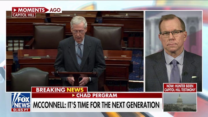 Mitch McConnell sends 'shock waves' through Senate with surprise announcement