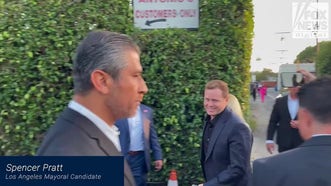 LA mayoral hopeful Spencer Pratt arrives at Election Watch party, says he feels ‘excellent’