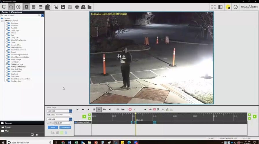 Surveillance footage shows male suspect lighting and throwing a Molotov cocktail at New Jersey synagogue