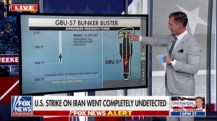Joey Jones breaks down intricacies of GBU-57 bunker-buster bomb
