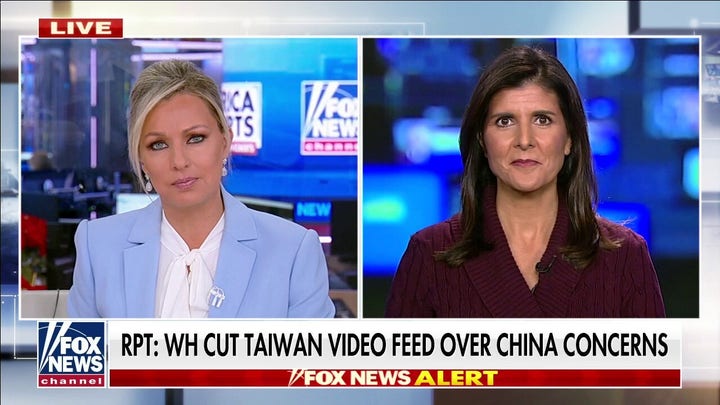 Nikki Haley: ‘Laughable’ and ‘embarrassing’ for White House to cut Taiwan video feed over China concerns