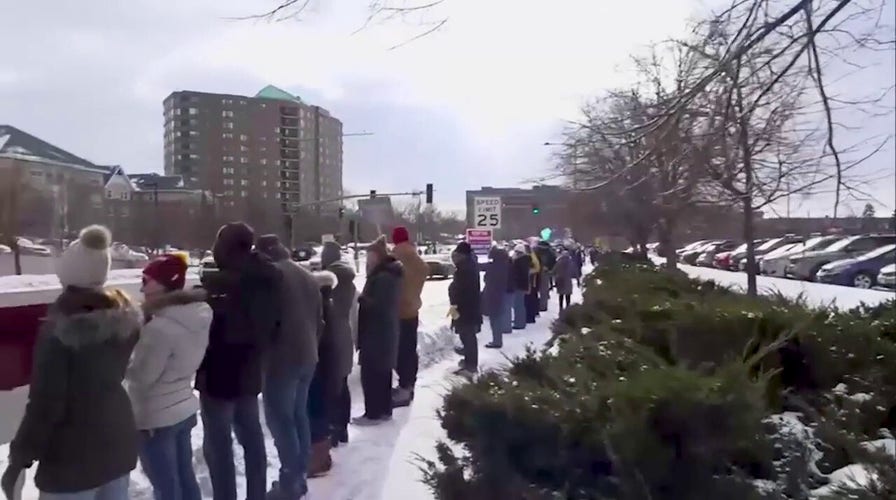 Hundreds of agitators march in Minneapolis Saturday days after ICE-involved shooting