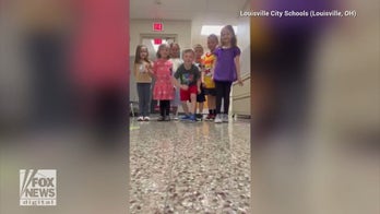 Kindergarten students 'transform' into graduating seniors in emotional video