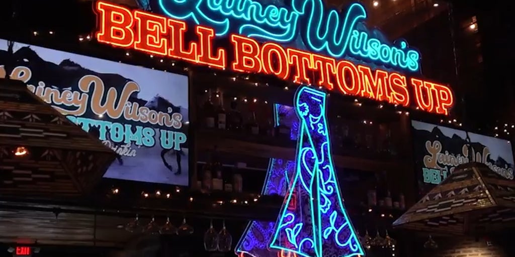 A visit to Lainey Wilson's 'Bell Bottoms Up' in Nashville!