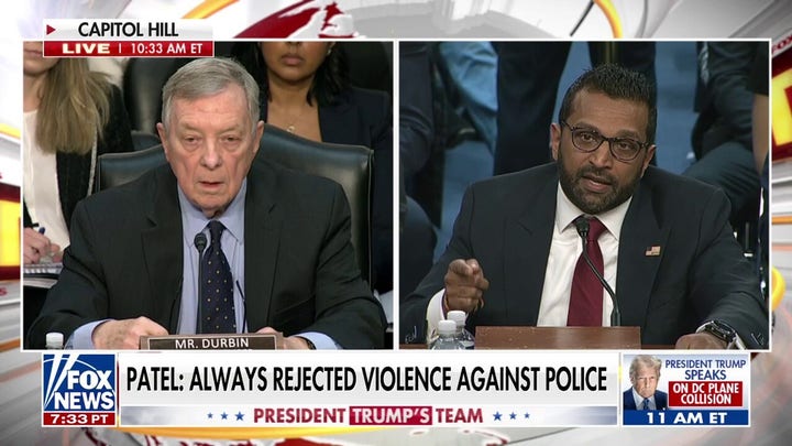 Sen. Durbin and Kash Patel clash over January 6th pardons
