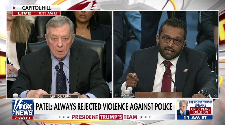 Sen. Durbin and Kash Patel clash over January 6th pardons