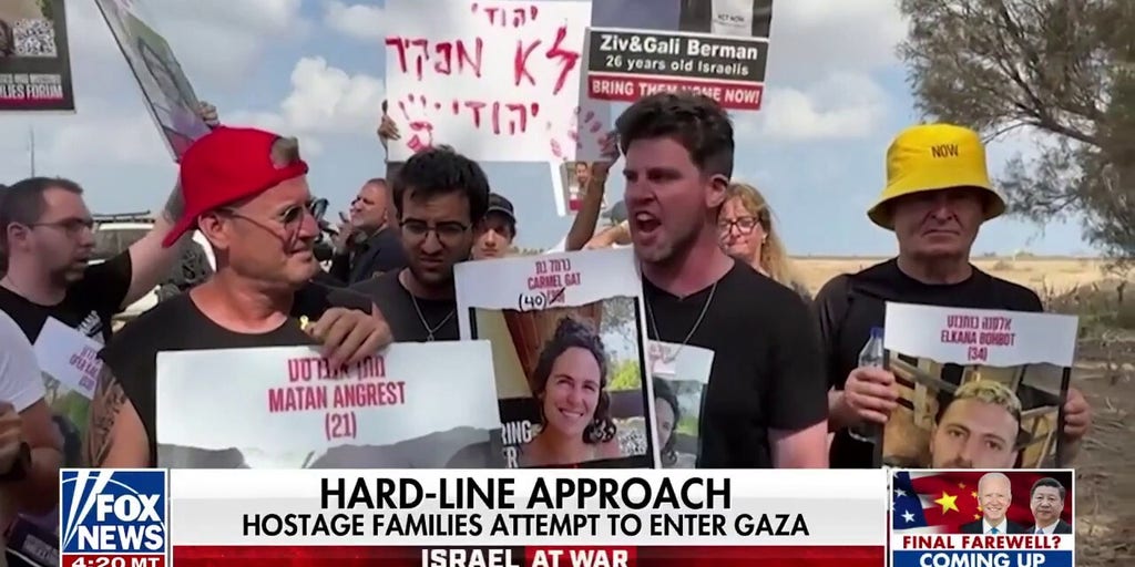 Families of hostages frustrated after lack of progress in cease-fire deal attempt to cross into Gaza