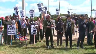 Demonstrators protest ICE in Chicago