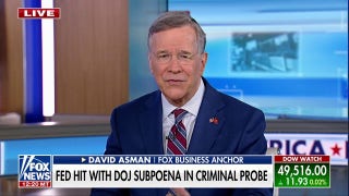 David Asman warns Powell will become a 'martyr' amid DOJ probe