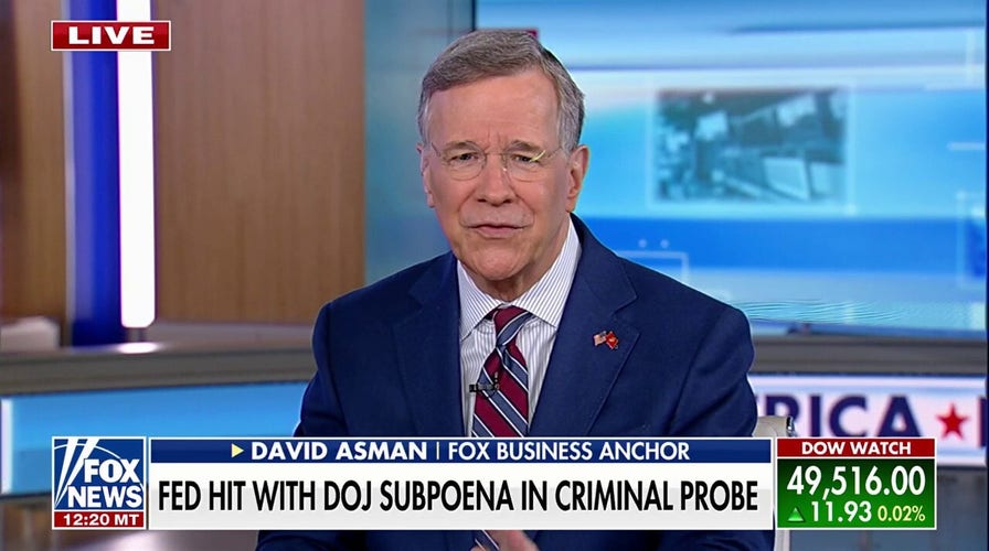 David Asman warns Powell will become a 'martyr' amid DOJ probe