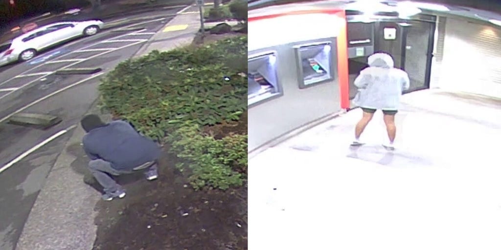 Suspect in Washington state hid behind bush before robbing woman at gunpoint