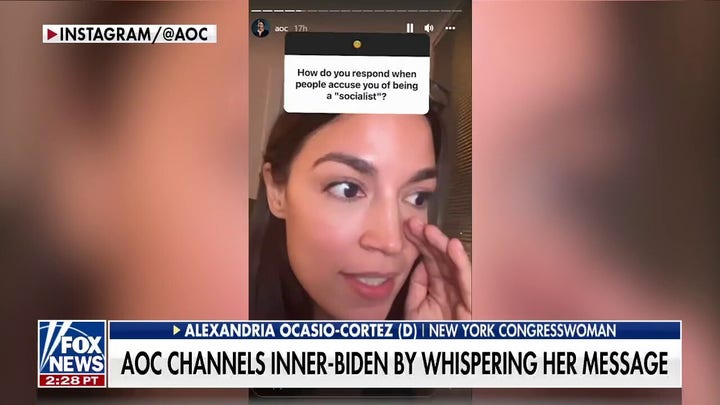 Ocasio-Cortez whispers about capitalism in 'terrifying' video: Charlie Hurt