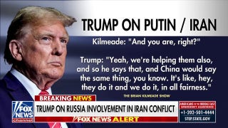 Trump suggests Putin may be aiding Iran 'a little bit'