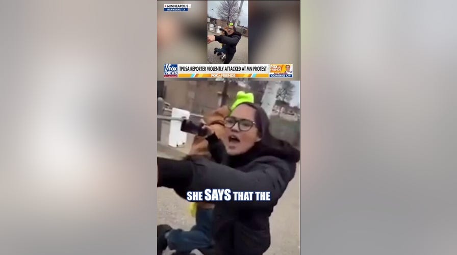 Turning Point newsman  VICIOUSLY attacked astatine  Minneapolis protest