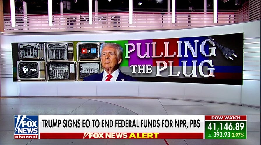 Trump signs order to end federal funding for NPR, PBS