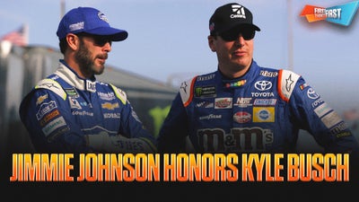 Jimmie Johnson honors NASCAR icon Kyle Busch, his legacy, greatest memory on and off the track | First Things First