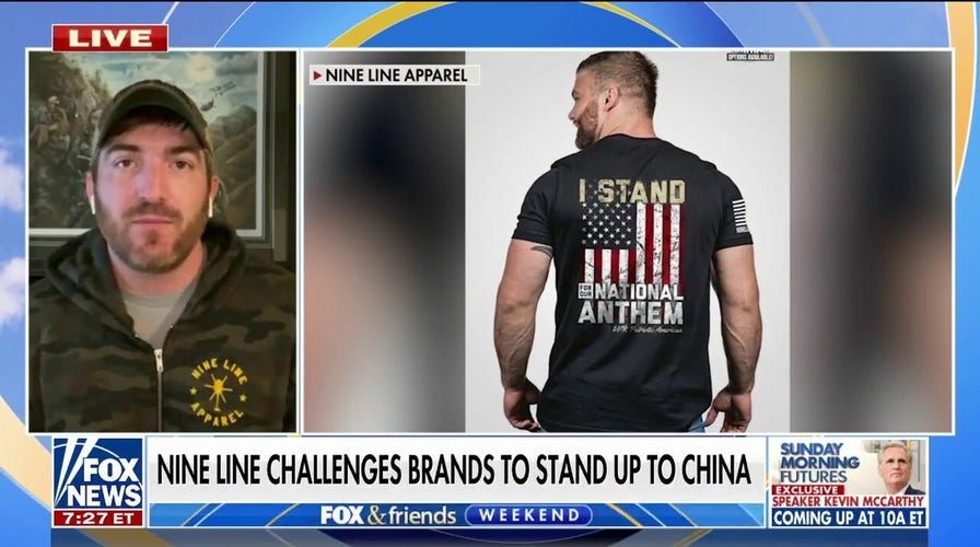 Veteran-owned clothing brand says it discovered one of its