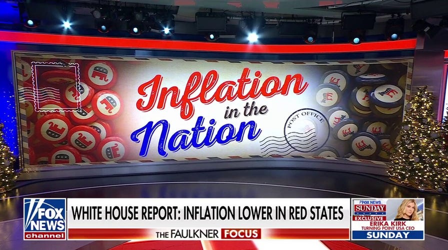 White House reports inflation is lower in red states