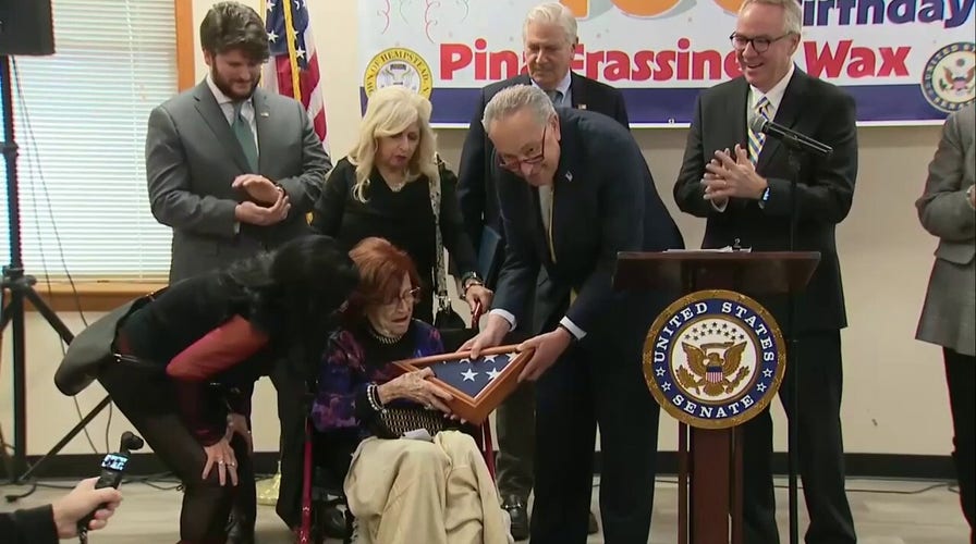 Schumer honors 'living legend' Holocaust survivor in NY event: 'Beacon of hope' 