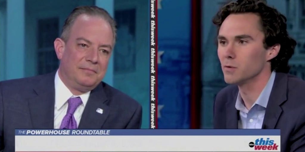 David Hogg and Reince Priebus clash over Trump deportation policies