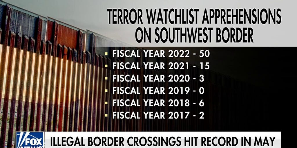 Terror Watchlist Arrests At Southern Border Are 'exploding' Under Biden ...