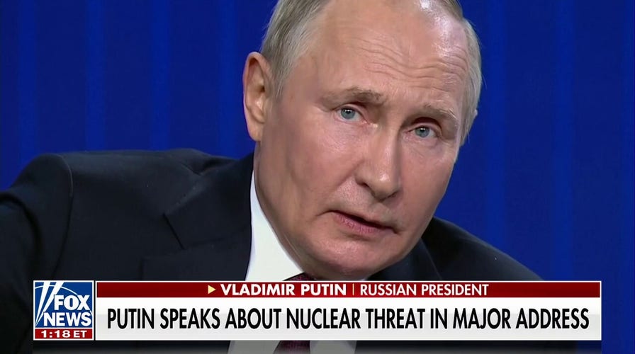 Putin discusses potential use of nuclear weapons in major address as fighting intensifies