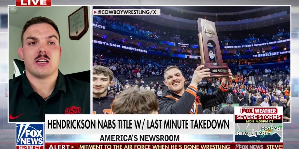 NCAA wrestling champion describes special moment with Trump after historic upset win