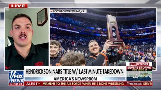 NCAA wrestling champion describes special moment with Trump after historic upset win