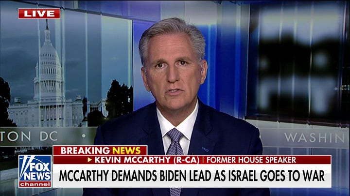 Kevin McCarthy: US must provide Israel with weapons