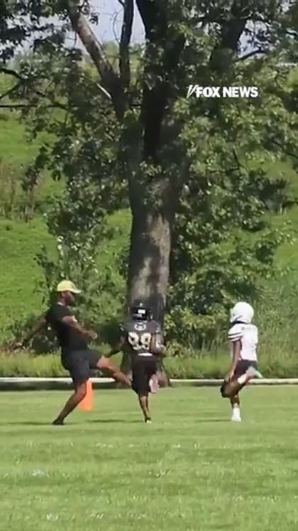 SEE IT: Parent RUNS ONTO field and TRIPS 9-year-old football player mid-game