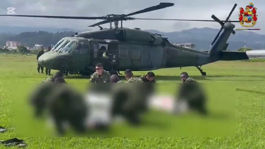 Colombian military shares video after neutralizing 5 suspects in bus bombing
