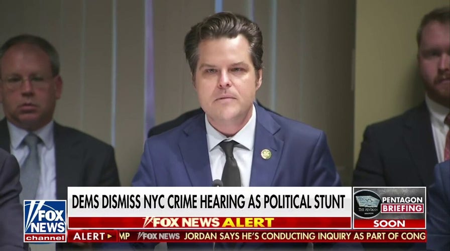 Democrats claim New York City crime hearing is a political stunt