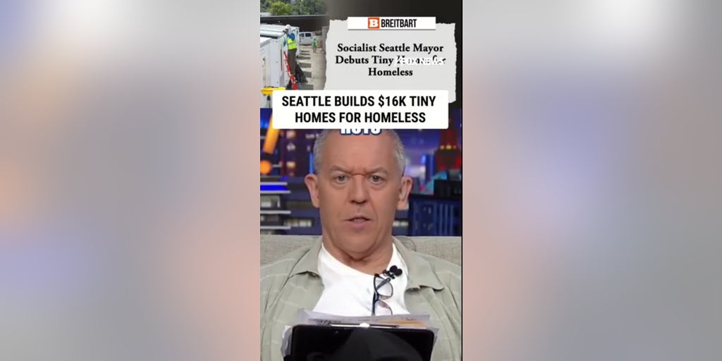 'HUTS FOR HOMELESS': Gutfeld reacts to Seattle's tiny homes