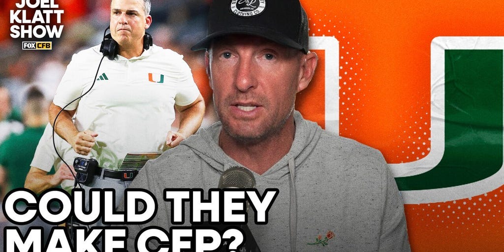 If Miami wins out would they make the CFP over Notre Dame? 🤔 Joel Klatt Show