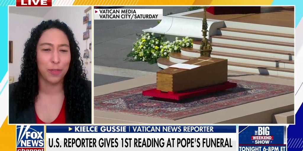 US reporter gives 1st reading at Pope Francis' funeral