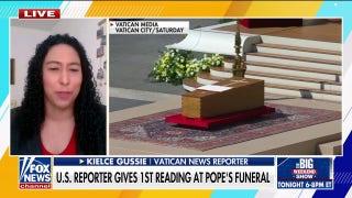US reporter gives 1st reading at Pope Francis' funeral