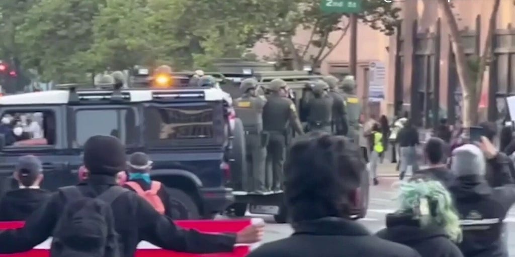 Authorities move in as agitators ramp up for another night of LA unrest