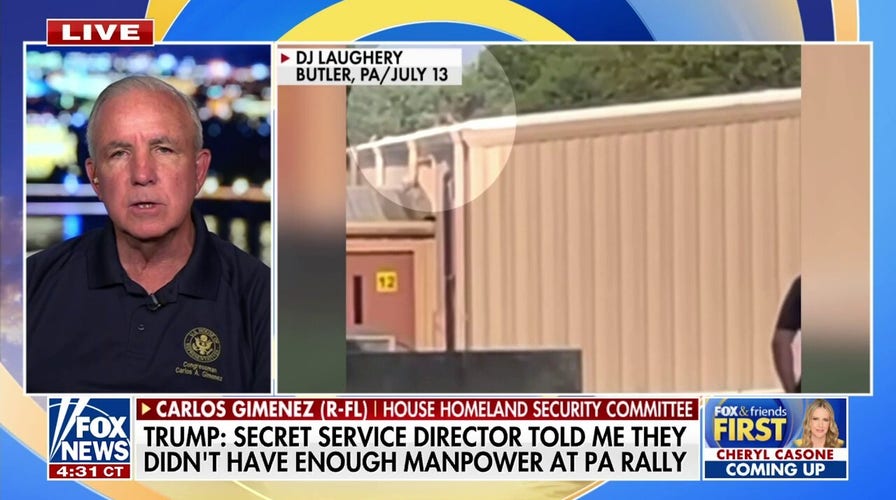 Rep. Carlos Gimenez rips Secret Service director over security failures: 'Total incompetence' 