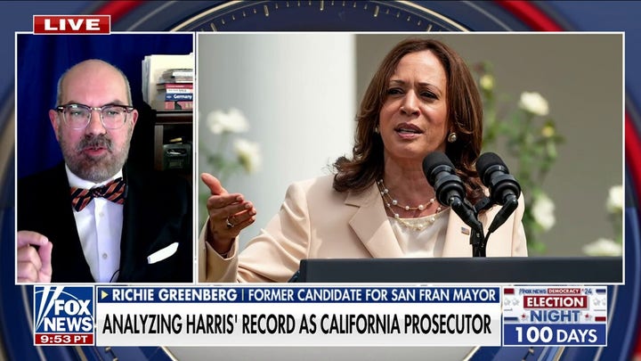 Kamala Harris is a 'San Franciscan liberal, the worst kind': Richie Greenberg