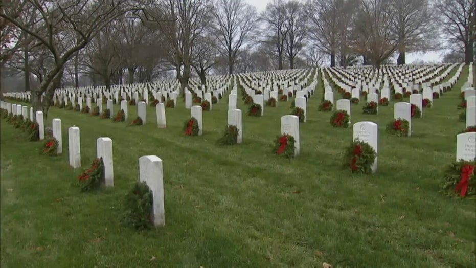 Wreaths Across America ‘carpet-bombing’ veteran cemeteries with ‘Christian gang sign,’ nonprofit says