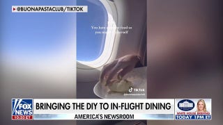 Influencer makes DIY pasta in plane seat, sparks debate - Fox News