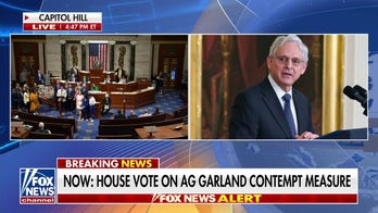House votes 216-207 to hold Attorney General Merrick Garland in contempt