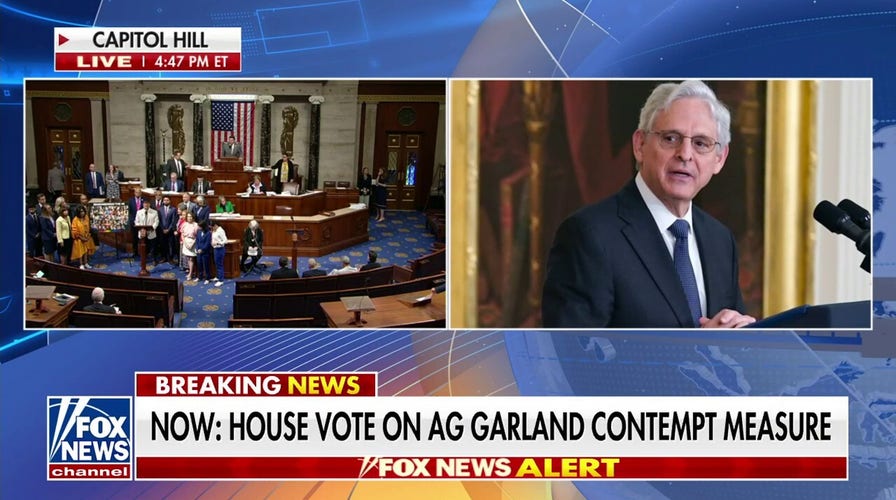 House votes 216-207 to hold Attorney General Merrick Garland in contempt
