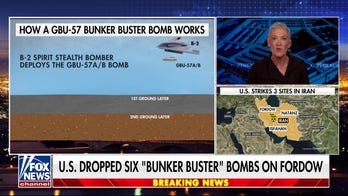 Six 'bunker buster' bombs dropped on Iranian nuclear site, per report
