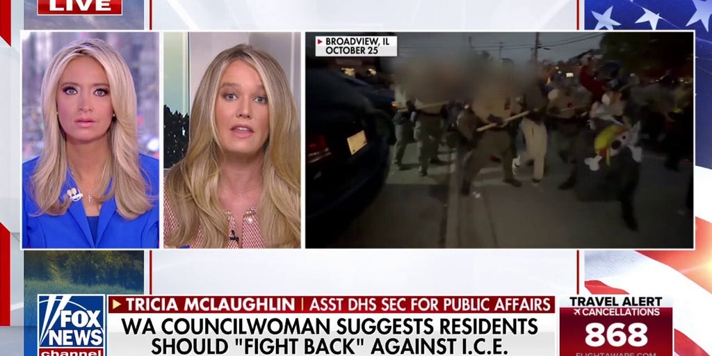 Tricia McLaughlin says TSA agents are 'sleeping in their cars' as shutdown continues