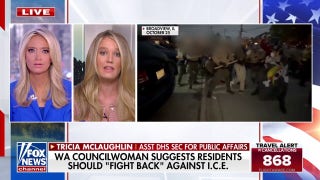 Tricia McLaughlin says TSA agents are 'sleeping in their cars' as shutdown continues