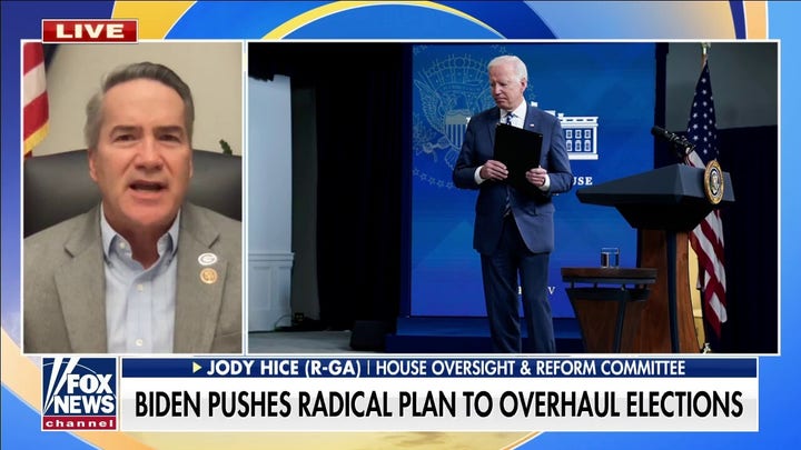 Rep. Hice rips Biden’s plan to overhaul elections: It’s a federal takeover of elections