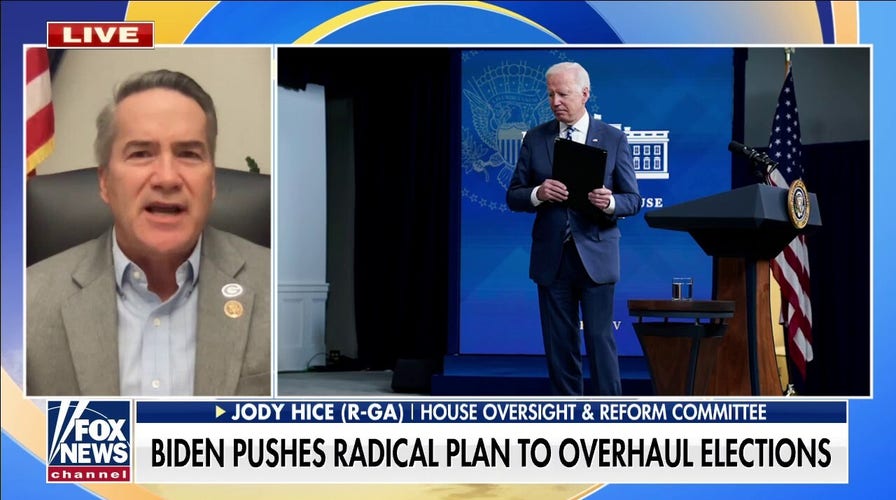Rep. Hice rips Biden’s plan to overhaul elections: It’s a federal takeover of elections