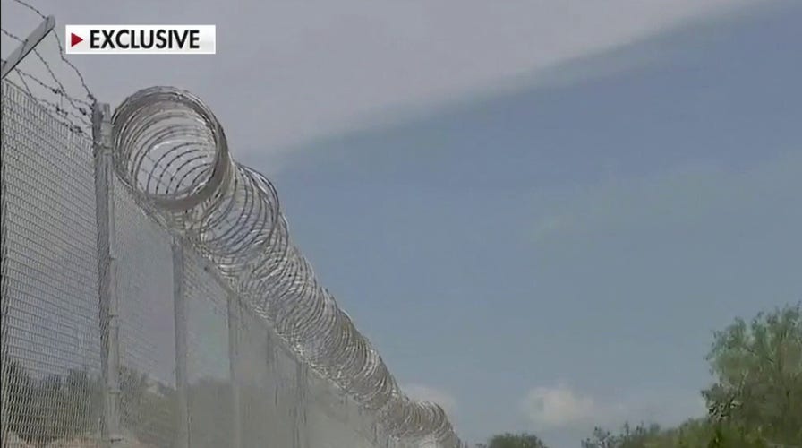 Exclusive look at Texas Gov. Abbott's Del Rio border fence 